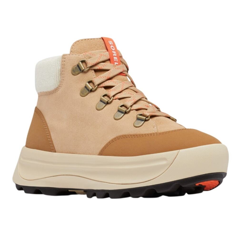 Sorel Womens ONA 503 Hiking Shoes Size 8 Tan Multicolor Suede Waterproof NIB